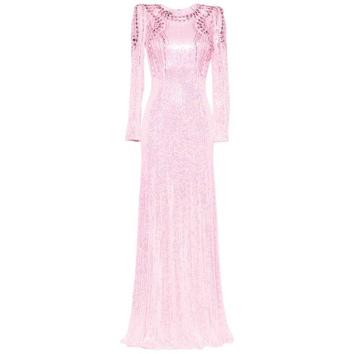 Haut à manches évasées plissées et ensemble jupe longue avec ceinture à la taille – Rosiny 