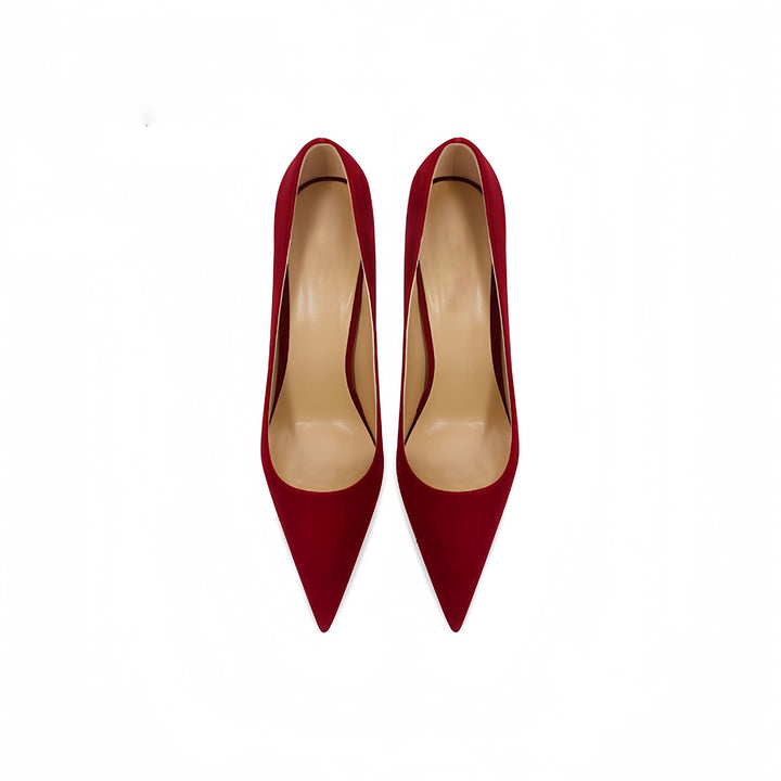 Classic Red Pointed Toe Stiletto Heels – IVORÉS
