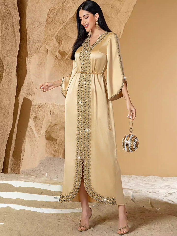 Elegant Long Sleeve Maxi Dress – LIRIA