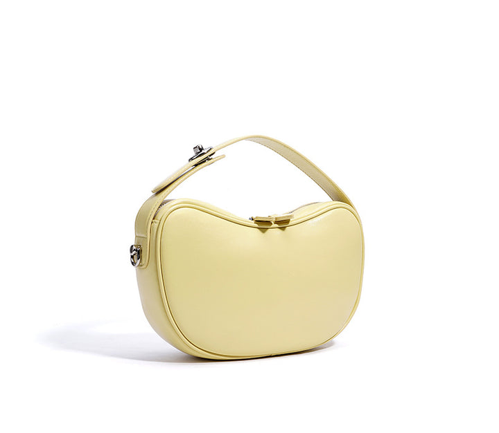 gewebte Rattan-Tragetasche mit doppelten Ledergriffen – LÉONIE 