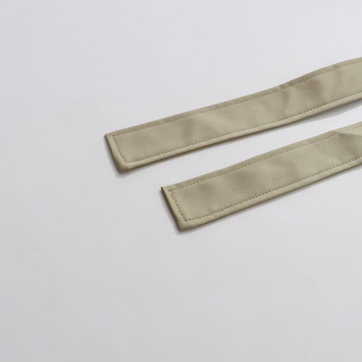 معطف طويل بسيط بتصميم مينيماليست وياقة قائمة - ميليرف