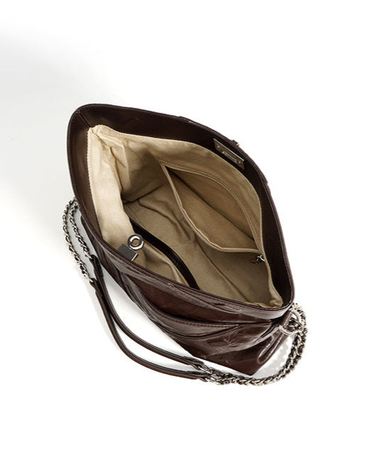 无袖喇叭中长连衣裙，配链条腰带 - CELIAV 