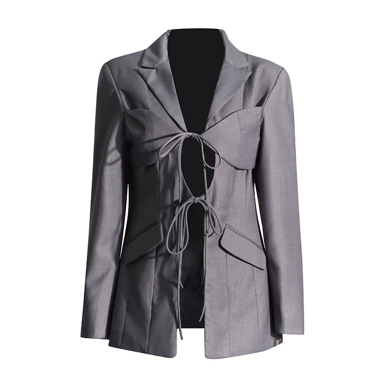 بليزر منظم مع رباط أمامي للكورسيه – سيينا