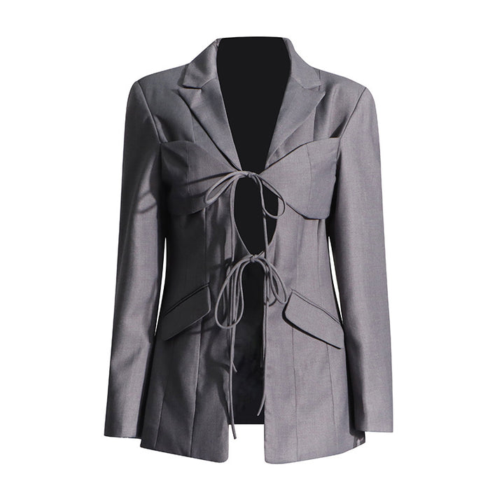 بليزر منظم مع رباط أمامي للكورسيه – سيينا