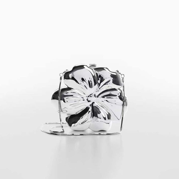 编织藤条手提包，配有双层皮革手柄 – LÉONIE 