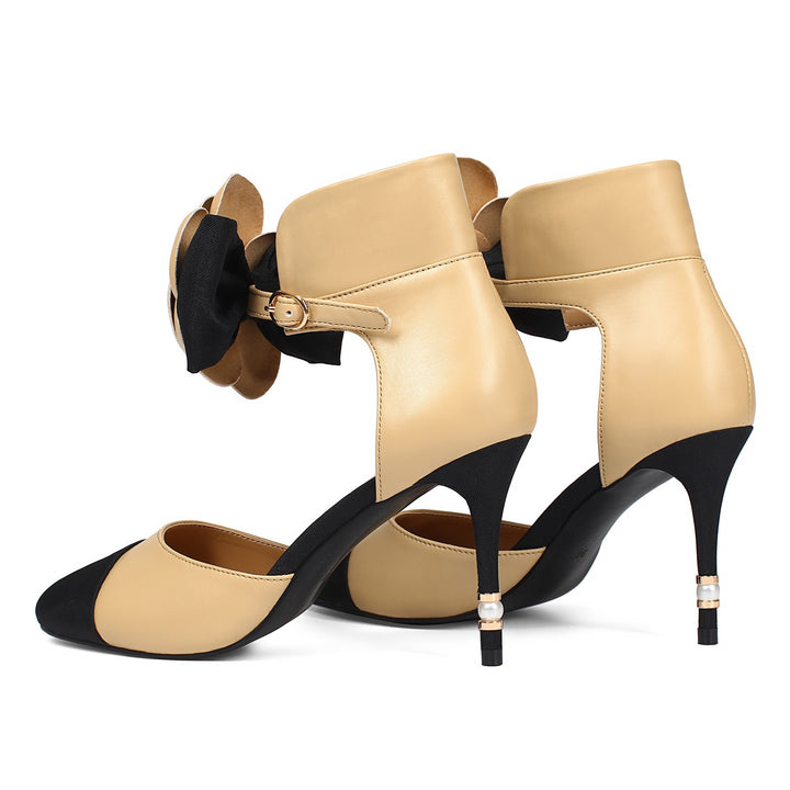 褶皱喇叭袖上衣和高腰裙套装，配腰带 – Rosiny 