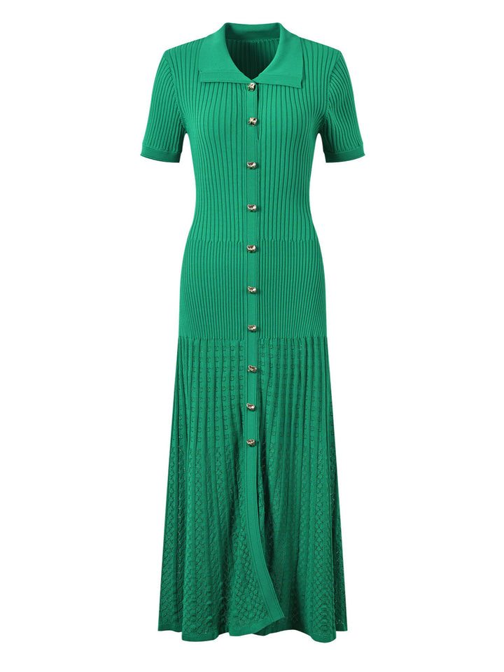 褶皱喇叭袖上衣和高腰裙套装，配腰带 – Rosiny 