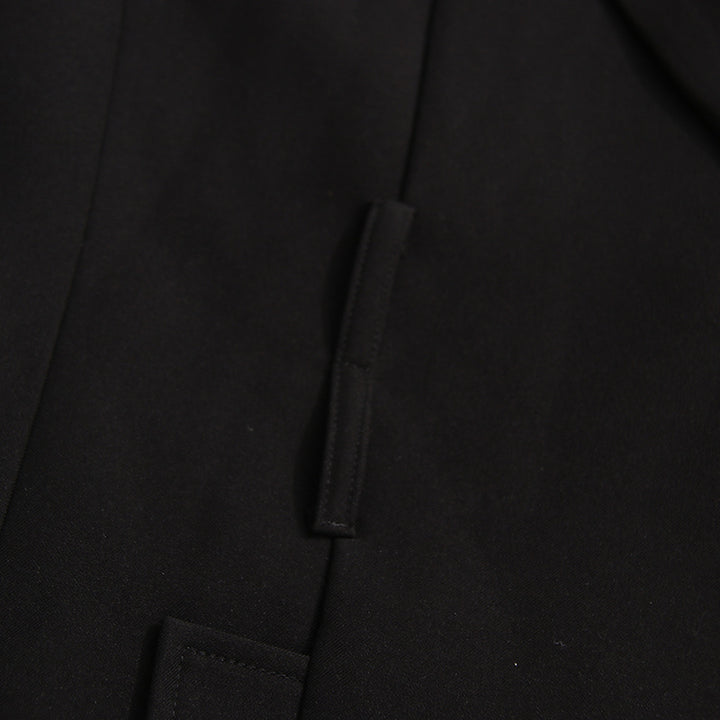 Plissiertes Oberteil mit ausgestellten Ärmeln und Maxirock-Set mit Taillengürtel – Rosiny 