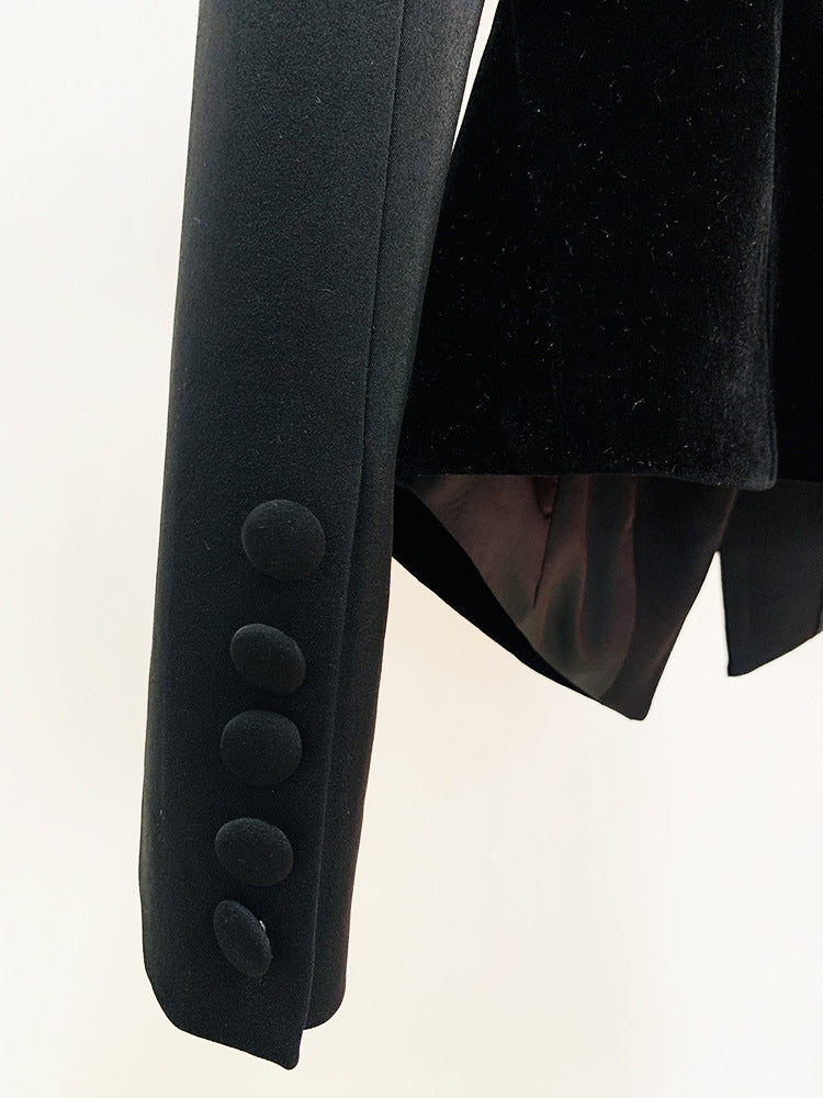 Plissiertes Oberteil mit ausgestellten Ärmeln und Maxirock-Set mit Taillengürtel – Rosiny 