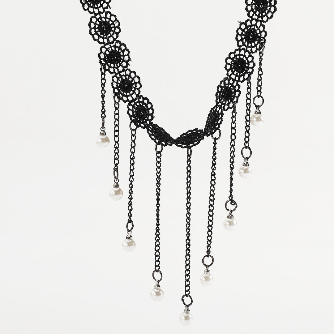 veelkleurige ketting met emaille zee bedels - CORALIA 