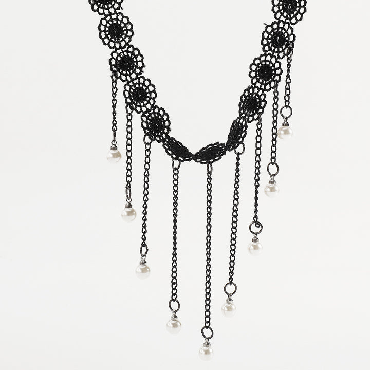 veelkleurige ketting met emaille zee bedels - CORALIA 