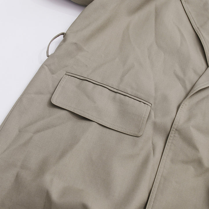 tailored wrap trench dress with belted waist – SANDRA