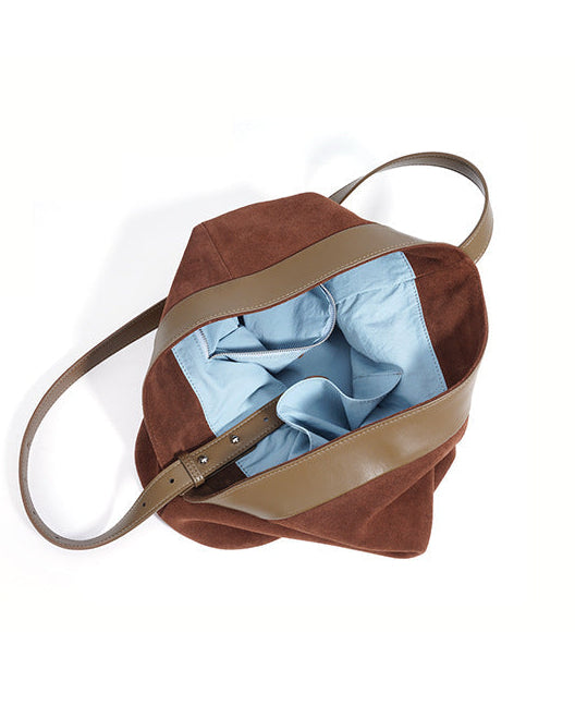 حقيبة هوبو ناعمة بحواف جلدية – أريازلو