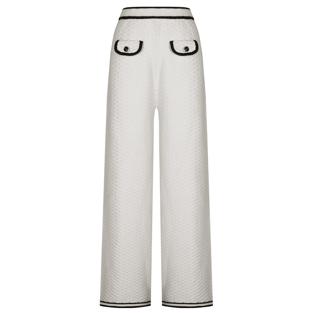 褶皱喇叭袖上衣和高腰裙套装，配腰带 – Rosiny 