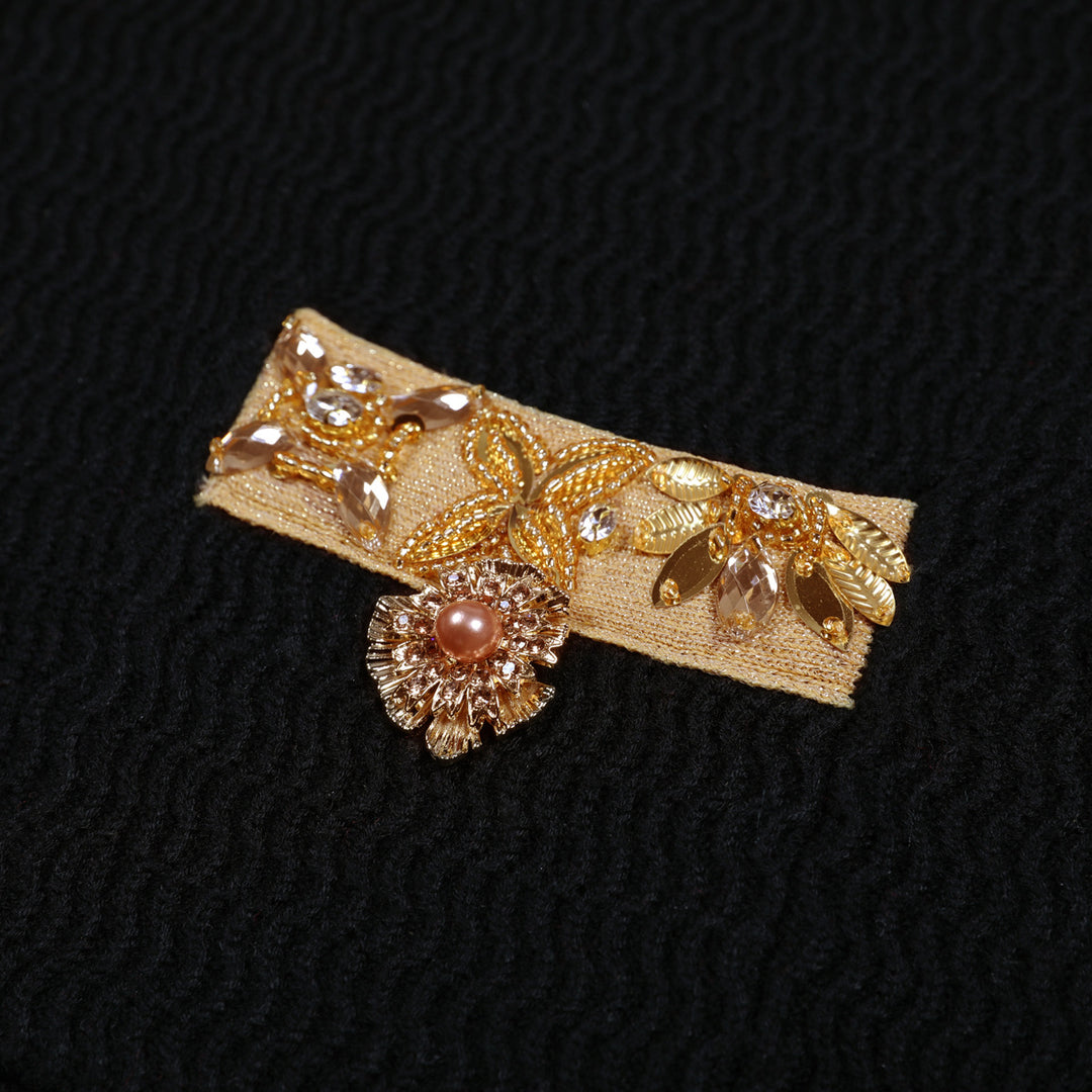 Plissiertes Oberteil mit ausgestellten Ärmeln und Maxirock-Set mit Taillengürtel – Rosiny 