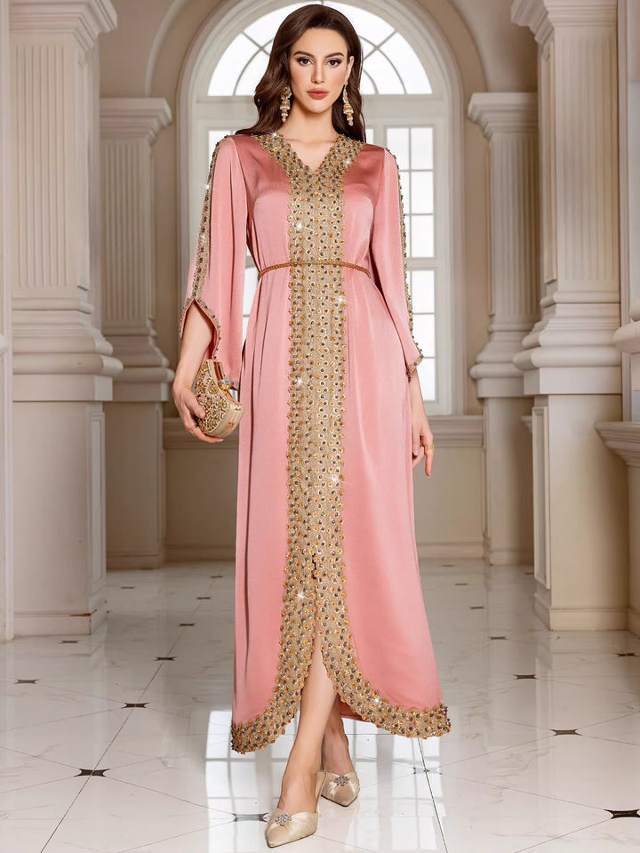 Elegant Long Sleeve Maxi Dress – LIRIA