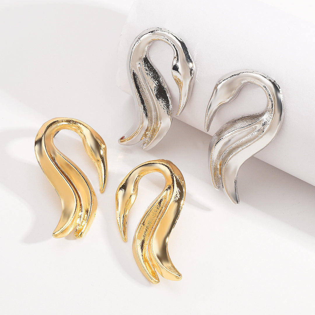 Geplooide top met uitlopende mouwen en maxi-rok set met tailleband – Rosiny 