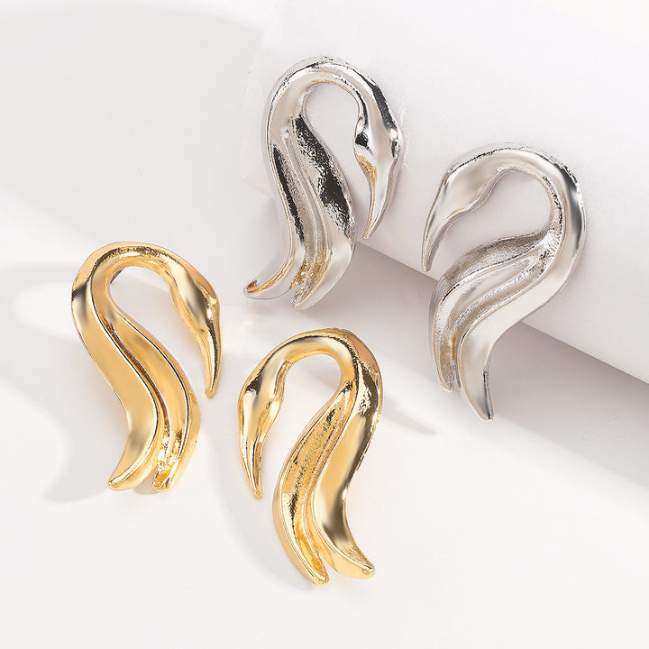 Geplooide top met uitlopende mouwen en maxi-rok set met tailleband – Rosiny 