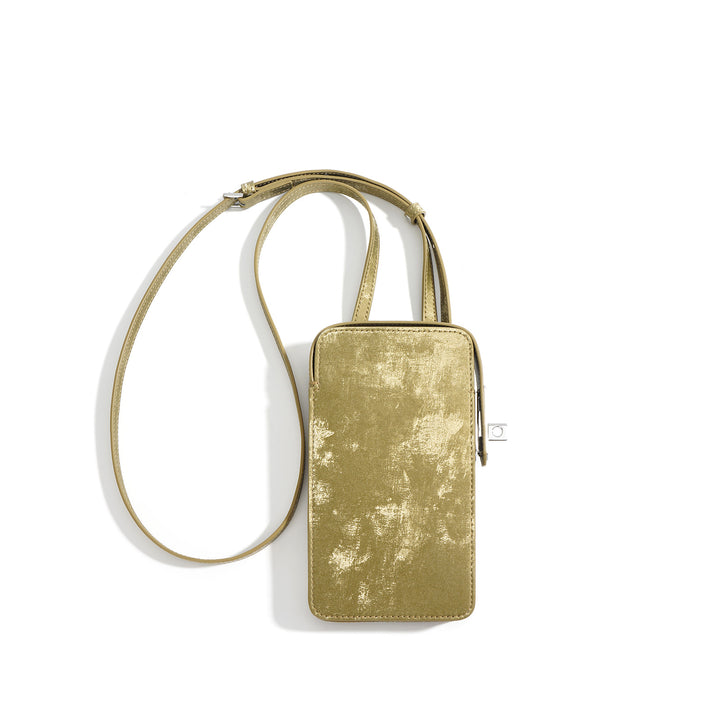 编织藤条手提包，配有双层皮革手柄 – LÉONIE 