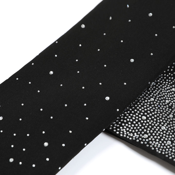 Geplooide top met uitlopende mouwen en maxi-rok set met tailleband – Rosiny 