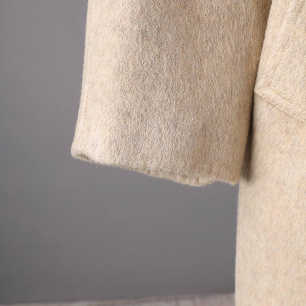 Geplooide top met uitlopende mouwen en maxi-rok set met tailleband – Rosiny 