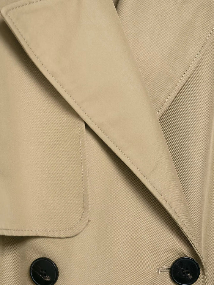 belted double-breasted trench coat – AURORA