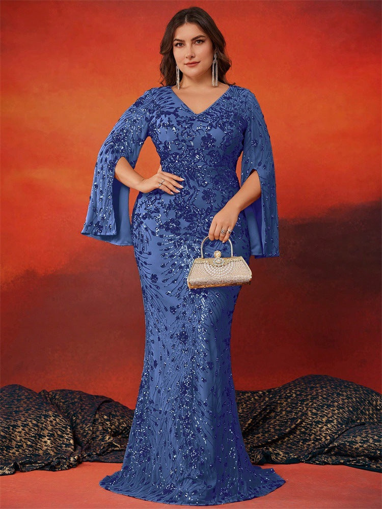 Haut à manches évasées plissées et ensemble jupe longue avec ceinture à la taille – Rosiny 