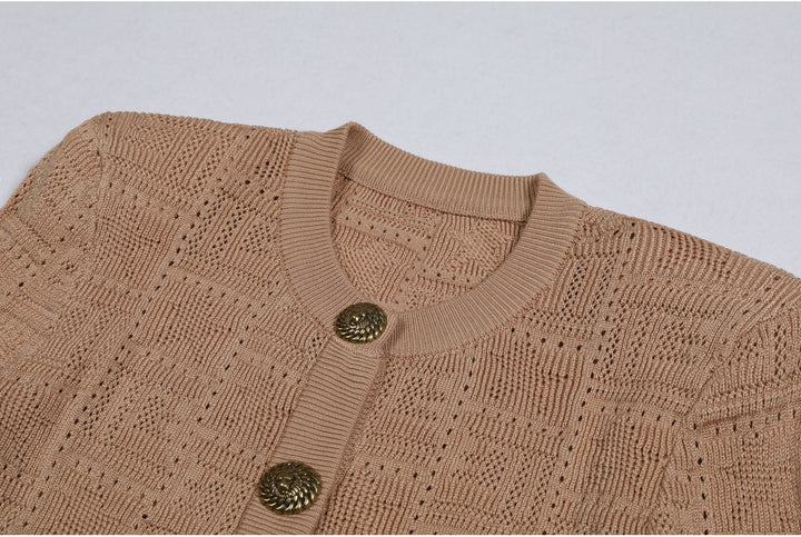 Haut à manches évasées plissées et ensemble jupe longue avec ceinture à la taille – Rosiny 