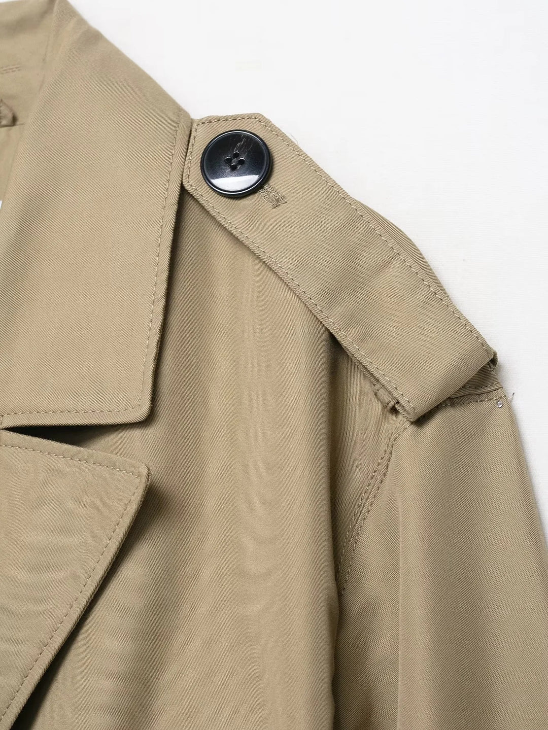 belted double-breasted trench coat – AURORA