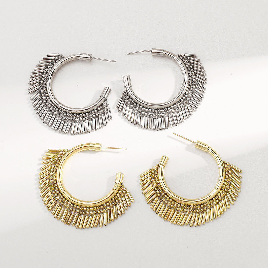 mehrfarbige Kettenhalskette mit Emaille-Seeanhängern - CORALIA 