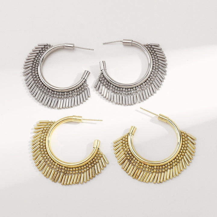 mehrfarbige Kettenhalskette mit Emaille-Seeanhängern - CORALIA 