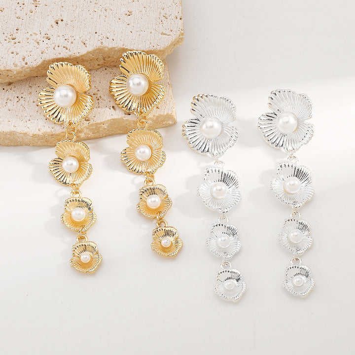 mehrfarbige Kettenhalskette mit Emaille-Seeanhängern - CORALIA 