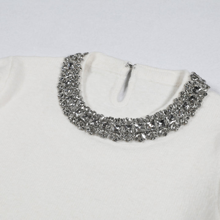 Haut à manches évasées plissées et ensemble jupe longue avec ceinture à la taille – Rosiny 