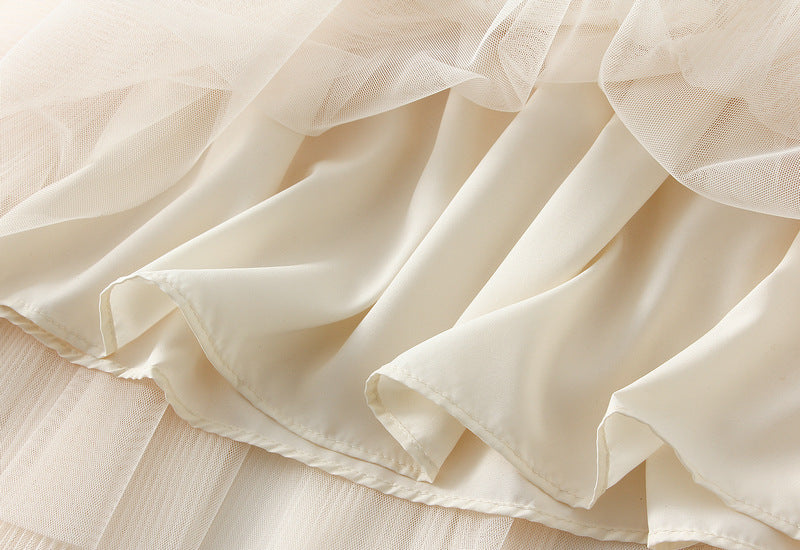 tiered pleated chiffon midi skirt – AUREN