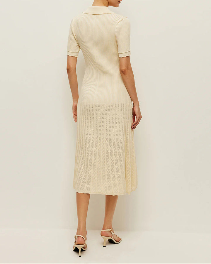 褶皱喇叭袖上衣和高腰裙套装，配腰带 – Rosiny 