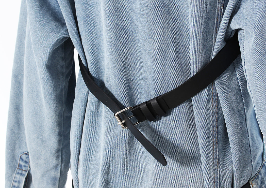 Geplooide top met uitlopende mouwen en maxi-rok set met tailleband – Rosiny 