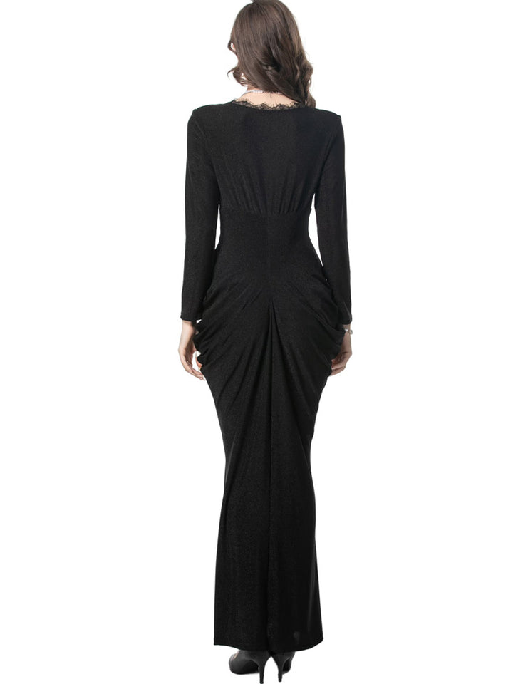 maßgeschneiderter Schlaganzug mit Satin-Puffärmeln – VALENCIA 