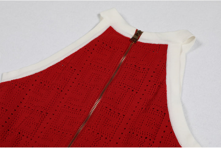 Plissiertes Oberteil mit ausgestellten Ärmeln und Maxirock-Set mit Taillengürtel – Rosiny 