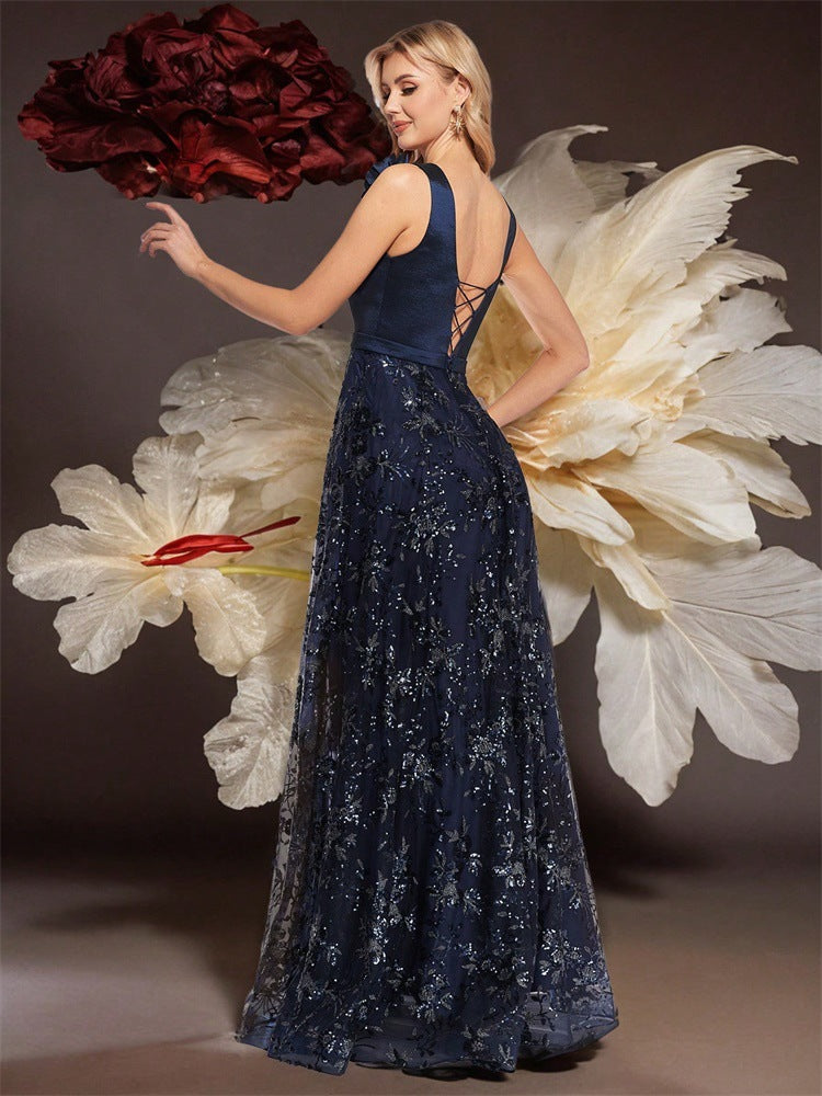 褶皱喇叭袖上衣和高腰裙套装，配腰带 – Rosiny 