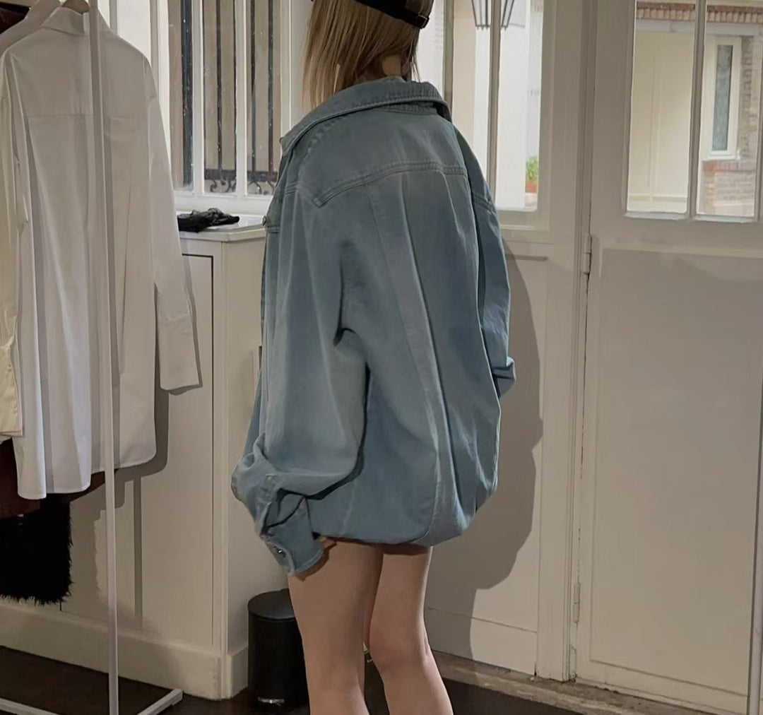 Geplooide top met uitlopende mouwen en maxi-rok set met tailleband – Rosiny 