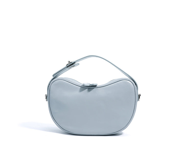 gewebte Rattan-Tragetasche mit doppelten Ledergriffen – LÉONIE 