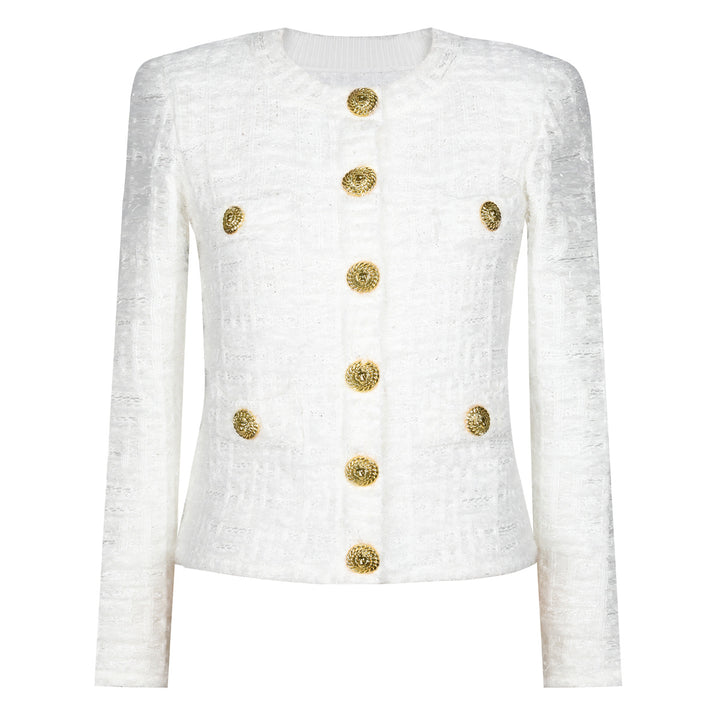 褶皱喇叭袖上衣和高腰裙套装，配腰带 – Rosiny 