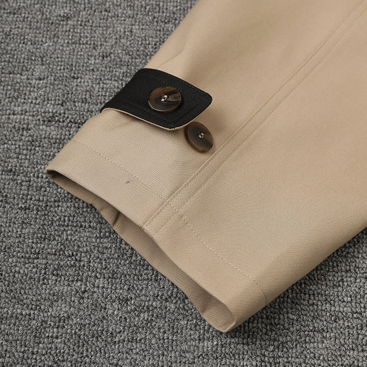 جاكيت مخملي بأزرار أمامية وحافة من الدانتيل الشفاف - صيفي