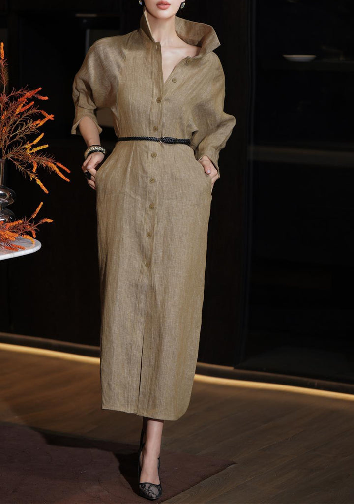 denim shirt dress with belted waist – JAZZ