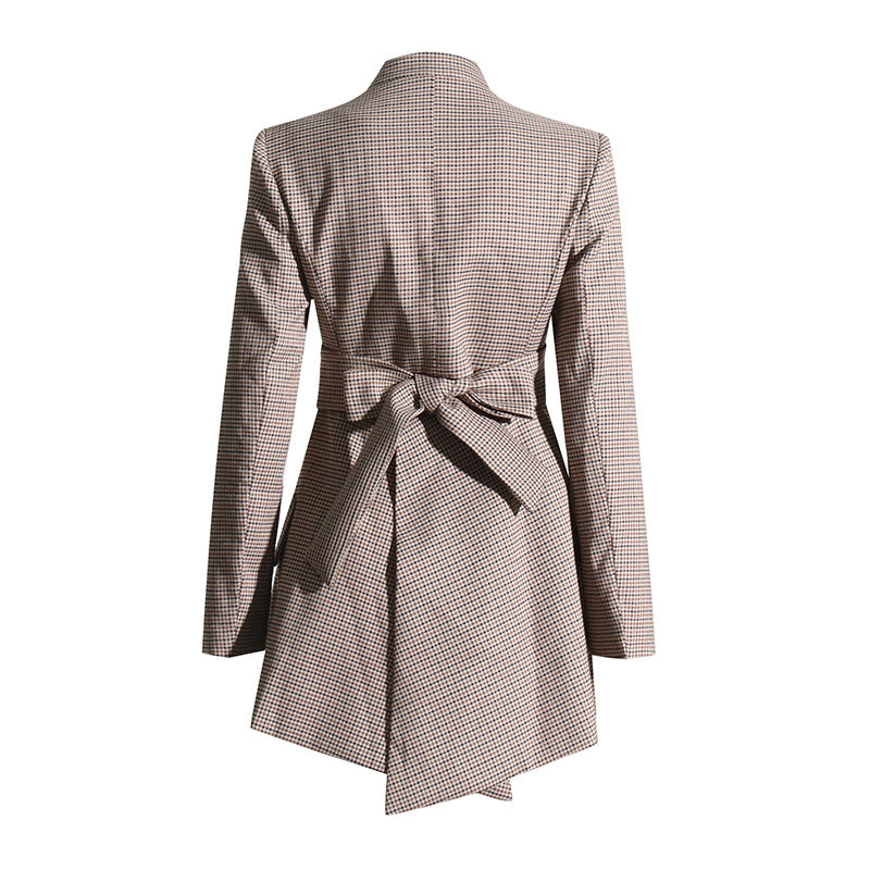 asymmetric wrap blazer jacket – NOVA