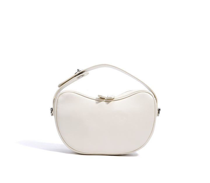 gewebte Rattan-Tragetasche mit doppelten Ledergriffen – LÉONIE 