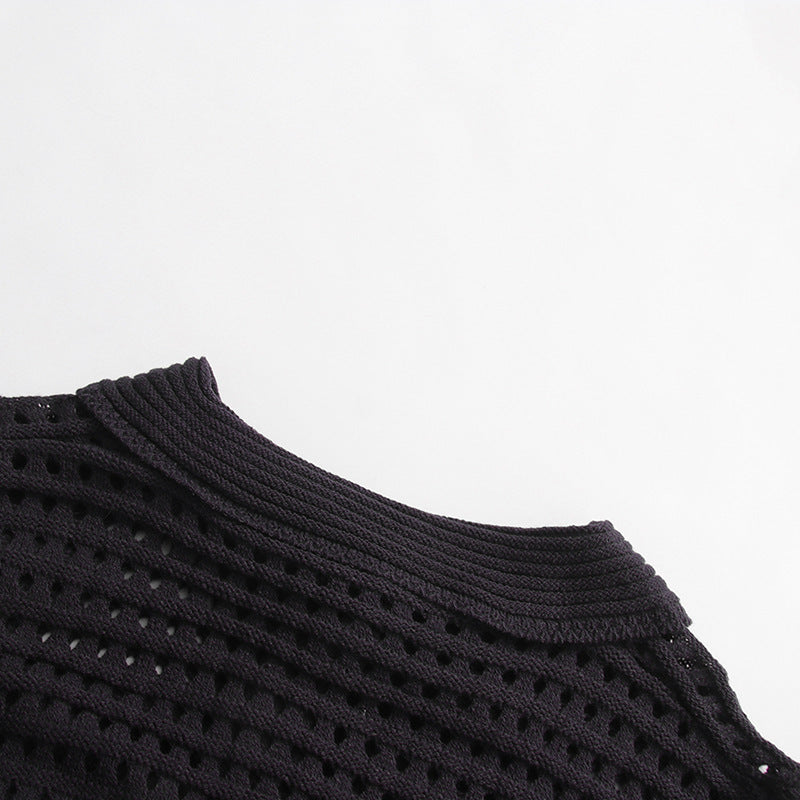 fringed crochet button-up jacket – SNORÉL