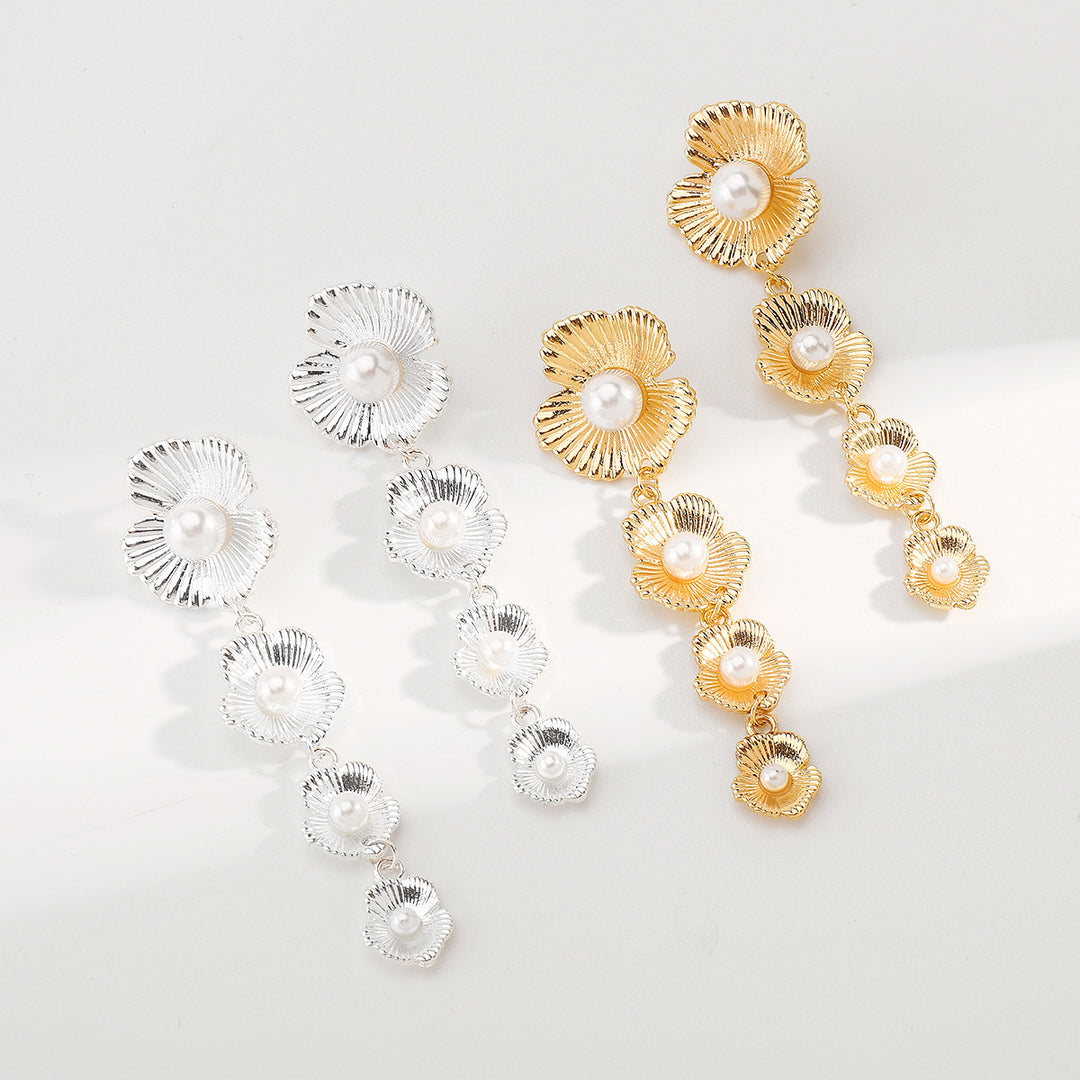 mehrfarbige Kettenhalskette mit Emaille-Seeanhängern - CORALIA 