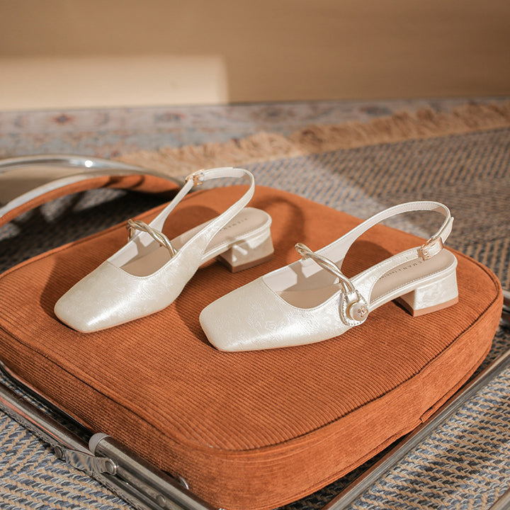 褶皱喇叭袖上衣和高腰裙套装，配腰带 – Rosiny 