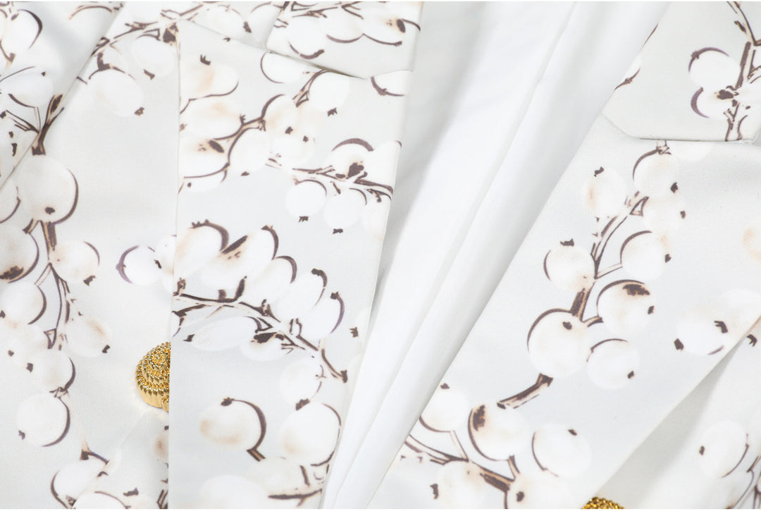 Geplooide top met uitlopende mouwen en maxi-rok set met tailleband – Rosiny 